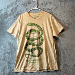 Young Thug Thugger-Thugger Snake Slime Lord Tan Tee Shirt Mens Size Medium